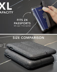 Passport Shell 2.0 - Cartera de viaje ultraligera