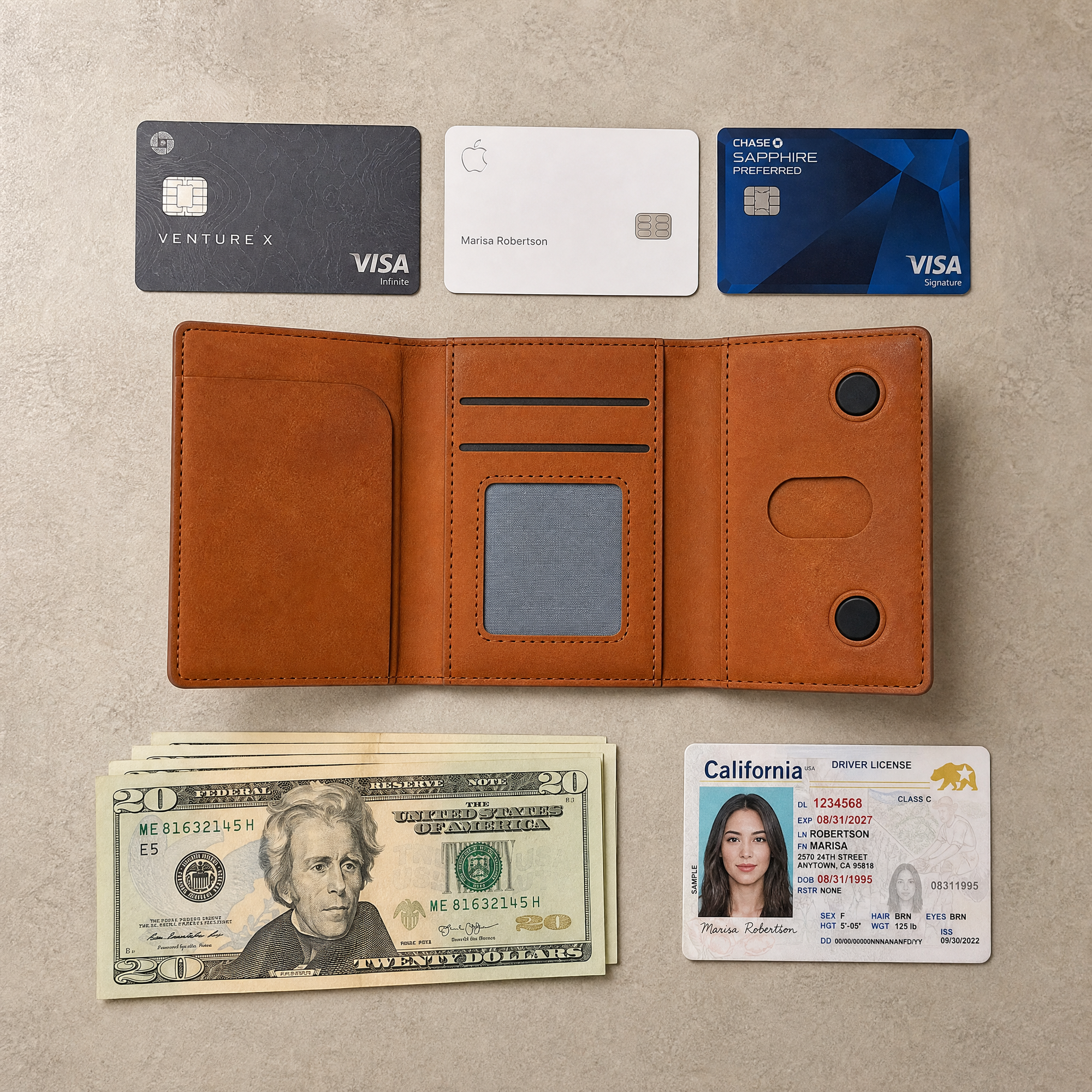 MagSafe Trifold Cash Wallet