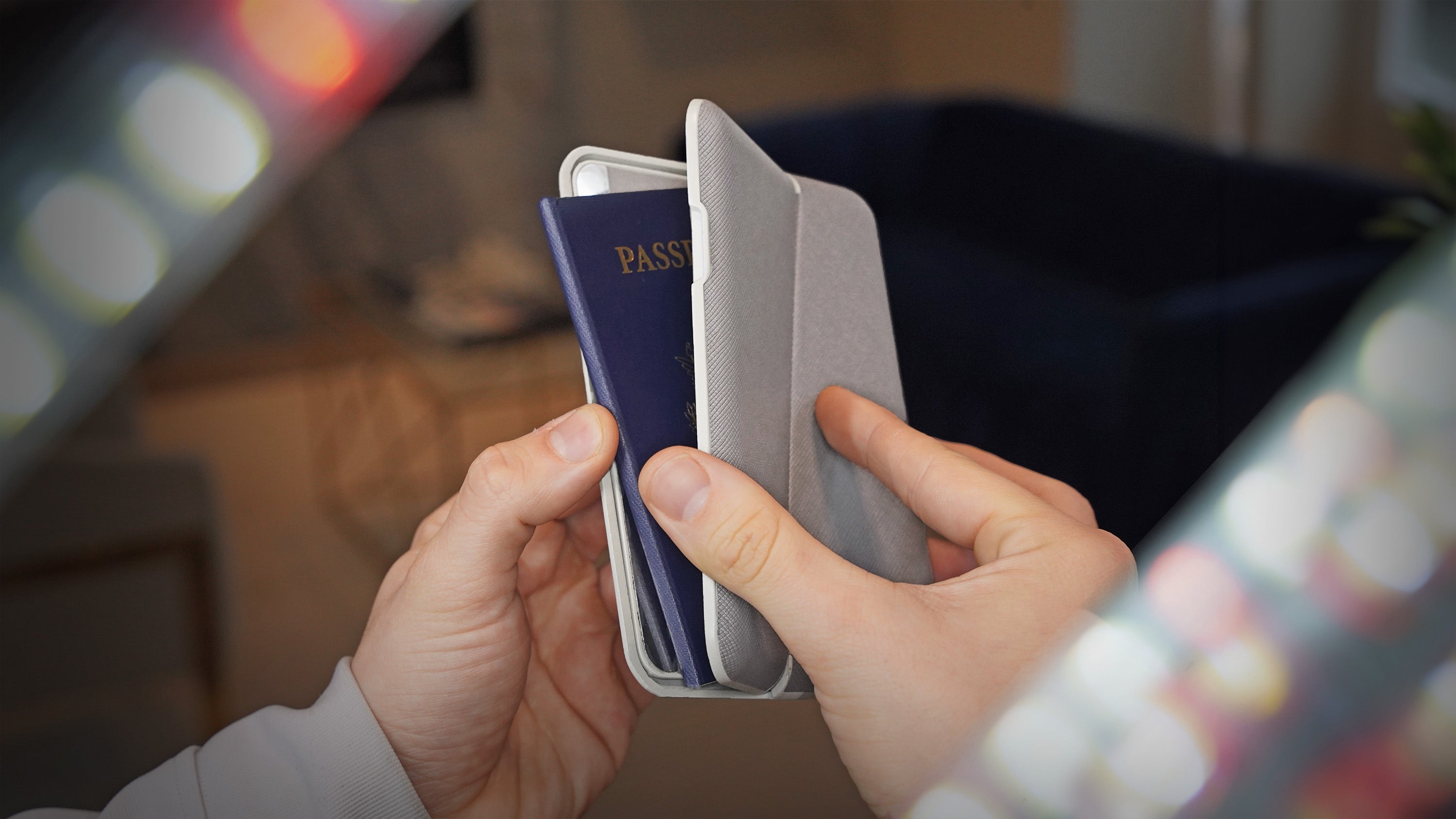 Travel Passport Wallet , Leather Wallet for Men, San Francisco - Dash ...