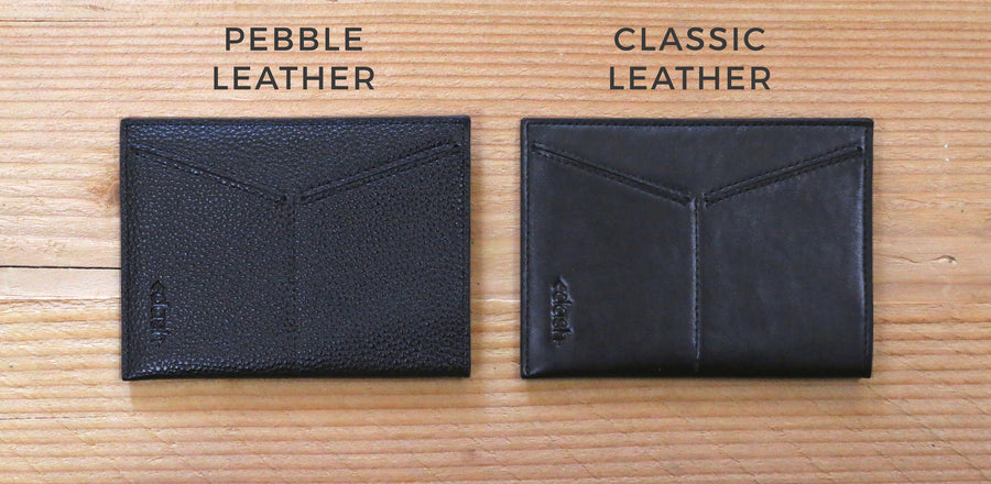 Classic Leather and Pebble Travel Passport Wallets